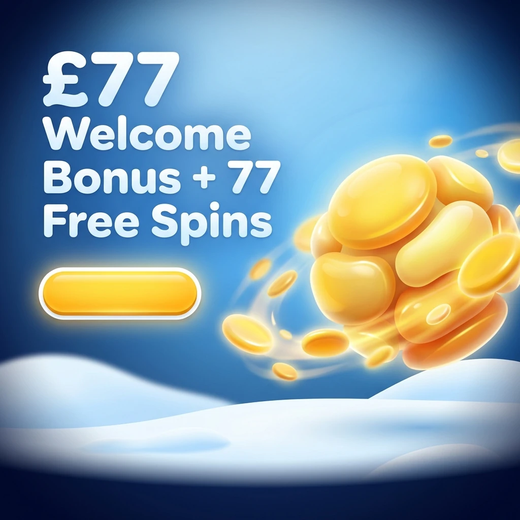 £77 Welcome Bonus + 77 Free Spins